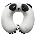 Miniatyrbild 1 av 4: Tecknad U-formad kudde flygplanskudde cervikal memory foam ögonmassager 100% polyester massagekudde_xrzi White