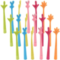 Miniatyrbillede 1 af 5: Sjove, bøjelige håndtegn kuglepenne til studerende gaver 0,5 mm sort blæk (18 stk) (a-1b)18 stykker 18 pieces