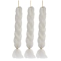 Miniatyrbilde 1 av 3: 3 stk Mote Hårextensions Fletter Hårextensions Parykker Hårlengde Hvit 55cm White 55cm