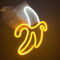 Miniatyrbillede 4 af 4: Banan Neon Skilte, Banan Neon Lys LED Neon Lys til Vægskilt, Natlamper Lysende Skilte til Jul, Fødselsdagsfest, Børn