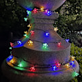 Miniatyrbilde 3 av 4: Solcelled Stjerne Boble Lysstreng LED Kirsebærblomst Lys Utenfor Hagedekorasjon Julelys Solcelledrevne Feelykter Fargerike