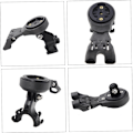 Miniatyrbillede 2 af 5: Beslag til lampeholder, GPS-computer, reb i carbonfiber, computerholder, forlængelse af styr, frontmontering, styrstang, computer