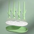 Miniatyrbilde 4 av 5: Babyflaske Tørkerack Grønn Babyflaske Tørker Avtakbar Flasketørker 4 Store Og 8 Små Stativ, Flasketørkerstativ For Flasker, Smokker, Bre