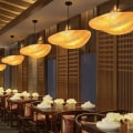 Miniatyrbillede 5 af 5: Rustik Bambus Lanterne Hængende Lampe Vintage Japansk Lysekrone Loftlampe Armatur Til Stue Soveværelse Restaurant Cafe Bar Spisestue