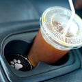 Pikkukuva 4 / 5: 2-pakkauksen koiran tassun sisätilatarvikkeet PVC-timanttimukipehmuste auton mukipehmusteelle, vesimukipehmuste