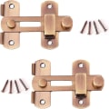 Miniatyrbillede 1 af 4: Dørgreb Hasp Lås, Dørgreb Spænde, Rustfrit Stål Dørgreb Sikkerhed Flere Greb Alsidig Dørhardware Til Vinduer Og Døre (2 Stykker)