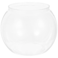 Miniatyrbillede 1 af 2: Fisk Skål Plastik Transparent Lille Akvarium Lille Fiskedam Fisk Skål Til Betta Fisk GuldFiskTransparent22.5x22.5cm Transparent 22.5x22.5cm