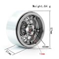 Miniatyrbilde 5 av 5: 4 stk Metall Beadlock 1.9 Hjulnav Hjulfelg Kompatibel Med 1/10 Rc Crawler Bil Traxxas Trx4 Rc4wd D90 Axial Sc