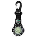 Miniatyrbild 1 av 2: Damklocka med Digital Display, Ryggsäcksklocka, Märkesklocka, Bergsklättringsklocka, Klockband, Kompass, Svart 12,8X4,8CM Black 12.8X4.8CM