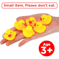 Miniatyrbillede 3 af 4: /Ryi/50 badelegetøj i gummi til børn, flyder og piber, mini gule