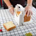 Miniatyrbild 3 av 4: Brödskivare för Hembakat Bröd Vikbar Toastskivare med Halkskydd (Vit)