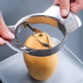 Miniatyrbillede 3 af 5: Mango Skærer Multifunktionel Rustfrit Stål Frugt Skræller Frugt Parer Med Kernefjernere Til Mango Vandmelon Avocado