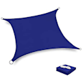 Miniatyrbild 1 av 5: Vattentät Solsegel UV-Blocker Solskydd Patio Likbent Triangel Stickad Block Tyg Pergola Carport Markis 2x2 Royal Blå 2x2 Royal Blue