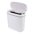 Miniatyrbillede 1 af 3: USB Opladning Smart Sensor Skraldespand Automatisk Husholdnings Sensor Spand Skraldespand Hvid 31X30.6X15CM White 31X30.6X15CM