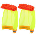 Miniatyrbillede 2 af 2: 2 stk Reflekterende Mesh Solhat Hardhat Tilbehør Hardhat Solskærm Solskærm Hat Mesh Solhat Dæksel Yellow 30X23CM