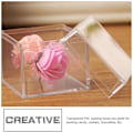 Miniatyrbillede 2 af 3: 10 stk Miniature Gaveæsker Plastik Slikæske Julekageæske Julegodtæsker Plastik Gaveæsker Juleæske Transparent Farve 4,5x4,5cm transparent color 4.5x4.5cm