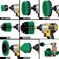 Miniatyrbillede 3 af 4: 20 stk. Børstesæt til Power Scrubber - Børster til Bilslibning, Rengøring af Badeværelse med Forlænger