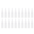 Miniatyrbillede 1 af 2: 20 stk. Ravfarvet Glas Sprayflasker Næsesprayflaske Plastik Næsespray Næse Fine Sprayere Hvid White