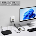 Miniatyrbillede 3 af 5: RJ45 Netværks 1 til 2 Port Ethernet Adapter Splitter, RJ45 1 Han til 2 Hun LAN Ethernet Splitter Adapter Ethernet Stik
