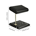 Pikkukuva 3 / 3: 1 kpl Retro-tyylisen kellon telineen näyttöteline kellon korujen rannekkeen musta 11,8X9,2CM Black 11.8X9.2CM