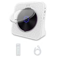 Pikkukuva 2 / 5: Kannettava CD-soitin Bluetoothilla, pöytä-CD-soittimet kahdella HiFi-kaiuttimella kotimusiikkia varten CD-soittimella LCD-näytöllä/FM-radiolla/Du