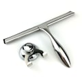 Miniatyrbild 3 av 5: Squeegee för duschglasdörr, Premium duschsqueegee för glasdörrar, badrum, fönster, rostfritt stål duschsqueegee