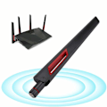 Miniatyrbillede 5 af 5: 3 stk. Dual Band Router Antenne Router Adapter Antenne Høj Forøgelse Omnidirektionel Netværkskort Antenne Fit