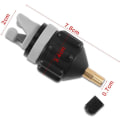 Miniatyrbillede 5 af 5: 2 stk Oppustelig Båd SUP Pumpe Adapter Standard Konventionel Luftpumpe Luftventil Adapter Eger Plade Vedhæftning