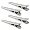 Miniatyrbild 2 av 3: 4-pack Matpåseförslutningsklämmor i Rostfritt Stål, Förslutningsklämmor för Snacks, Silver, 8x2x1,7 cm Silver 8X2X1.7CM