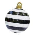 Miniatyrbilde 1 av 5: Utendørs julepynt i PVC, oppblåsbar ball med pumpe, 60 cm i diameter, hage/gård G