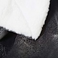Miniatyrbillede 3 af 5: 70x100cm Mørkegrå Tæppe Dobbeltsidet Tæpper, Hyggelige Tæpper, Tykt Varmt Sofa Tæppe Blødt Fleece Tæppe Til Sofa Kast Eller Stue