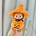 Pikkukuva 3 / 5: /RYI/Vain vaatteet Ensimmäisen ja toisen sukupolven avaimenperä Labubu vaatteet Riipus Kangas Halloween Terävä hattu Pieni kurpitsa asu 1