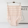Miniatyrbillede 3 af 3: Shapewear G-streng til kvinder, høj talje, figurformende trusse med mavekontrol, XL, hudfarvet XL skin color