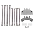 Pikkukuva 1 / 4: Metal Link Rod ja Kiinnitysvarsi, Yhteensopiva MN G500 MN86 MN86S MN86K MN86KS 1/12 RC Crawler Auton kanssa