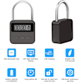 Pikkukuva 4 / 5: Metal Time Padlock - 99 tunnin aikakello (musta)
