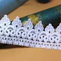Miniatyrbild 2 av 3: Spetsband Spetskant Vit spets_ryy