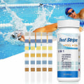 Miniatyrbilde 3 av 5: 4 Flasker med 6-i-1 pH-vann testpapir 50 Strips/flaske Svømmebasseng Spa Testpapir Resterende Klor pH-verdi Alkalitet Hardhet Teststripe