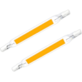 Miniatyrbillede 4 af 5: R7s LED Pære 118mm 10W Lineær Halogen Pære 2 stk LED Cob R7s Pærer Spotlight Pærer Dobbelt Endet J118 Spotlight Til Have Landskab Garage
