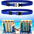 Miniatyrbild 1 av 5: Handduksband Stolsklämmor Bättre Alternativ för Strandhanddukar, Pool & Kryssningsstolar (Elastiskt Tyg med Justerbar Spänne)