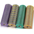 Miniatyrbillede 1 af 4: Kransmateriale 4 Ruller Mesh Bånd Metal Dekoration Mesh Bånd Dekoration Mesh Rulle 100 stk Krans