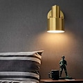 Miniatyrbilde 3 av 5: LED Vegglampe Justerbar Retning Speil Bad Gull Lys Trappe Lys Soverom Jern Vegglampe