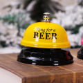 Miniatyrbild 1 av 5: Serviceringningsklocka Klocka för Kassan Köksringning Liten Ringsignal för Bar, Restaurang Metallringningsklocka Diskklocka Service Semesterdekorationer (Gul)
