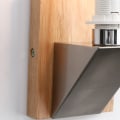 Miniatyrbillede 3 af 3: Nordisk solid væglampe kreativ natlampe enkel natlampe moderne soveværelse stue hotel holztechnik rektangulær væglampe