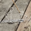 Miniatyrbillede 3 af 5: Telt Fjeder Spænde Markise Fast Krog Høj Styrke Reb Vind Fjeder A U Newsilver 10 stk