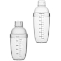 Miniatyrbilde 2 av 3: Tekanne Glass Frostsikker Ristflaske Bartender Shaker Snøgram Kanne Tin Shaker Bartender Ristkopp Transparent Farge 22x5.5cm Transparent Color 22x5.5cm