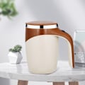 Miniatyrbild 2 av 4: Magnetisk Självrörande Mugg Blenderkopp Tvålock Livsmedelsklassad 304 Rostfritt Stål Foder Kaffe Mugg Lämplig för Kaffe, Mjölk, Kakao och