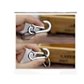 Miniatyrbillede 5 af 5: Nøglering, Metal Nøglering Karabiner Klips Nøglering Nøgleringe Til Håndværk Hummer Spænder Drejelige Klips Nøglering Til Mænd (10 stk)