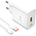 Miniatyrbilde 1 av 4: 66W Supercharge Hurtiglader for Honor 200 Lite 90 Lite Magic6 Lite, 66W Supercharge Lader med 6A USB C Kabel 1m for Honor Magic6 6Pro Magic7 Lite H