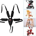 Miniatyrbilde 2 av 5: Universal 5-punktssele for babystol, justerbar sikkerhetssele for høystol, barnevogn, trygg beskyttelse for barn