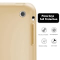 Miniatyrbild 4 av 5: Smart Case för iPad Air 2, Smart Case Cover Genomskinlig Frostad Bakre Magnetisk Cover med Auto Sleep/Wake Funktion Guld Gold